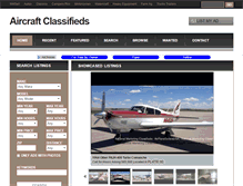 Tablet Screenshot of airplanesellersusa.com